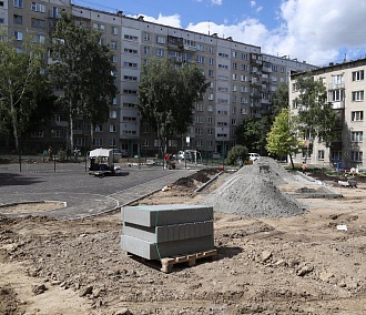 270 млн рублей потратили на ремонт дворов в Новосибирске