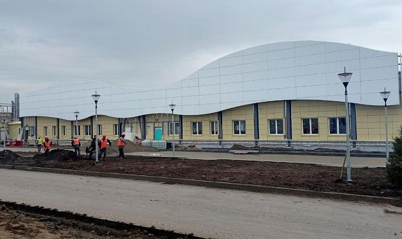 В инфекционной больнице под Новосибирском завершают монтаж оборудования